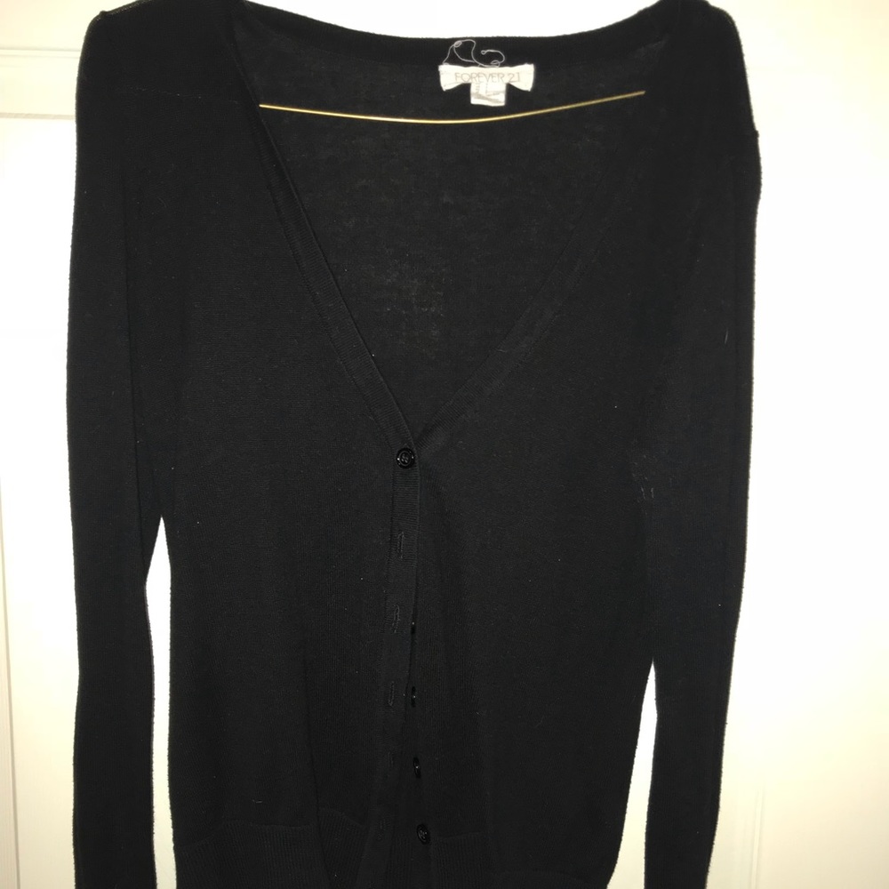 Black cardigan forever 21